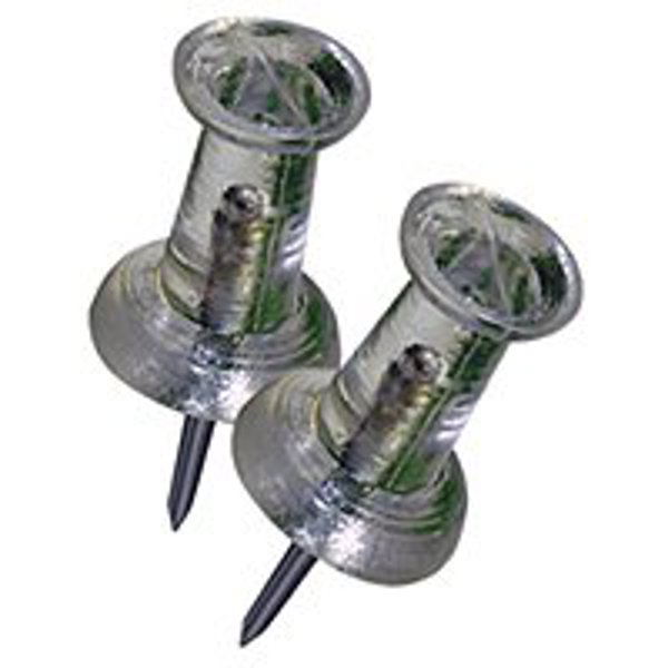 Hillman Group 122640 Clear Push Pin