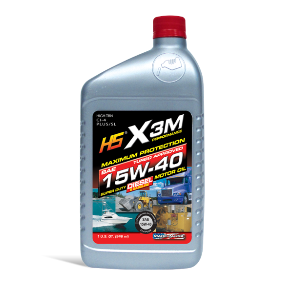 HERRERO & SONS CORP. 30.154/HSA-230 Diesel Motor Oil 1 Qt Super Duty SAE 15W-40