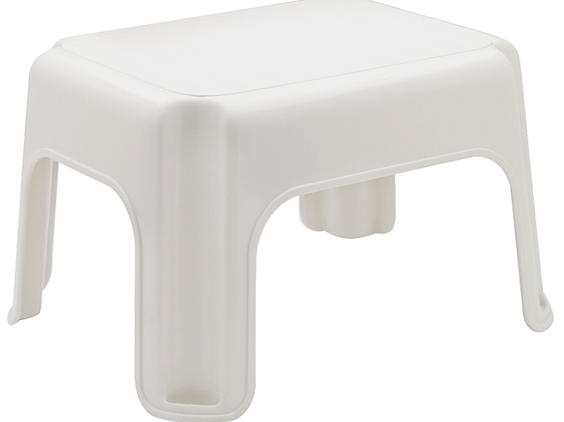 Rubbermaid FG420087 Step Stool 300 lb Capacity Bisque Utility Plastic