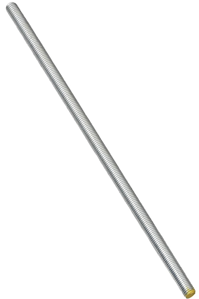 National Hardware N179-515 Threaded Steel Rod 3/8-16x36 A Grade Steel Zinc UNC Thread