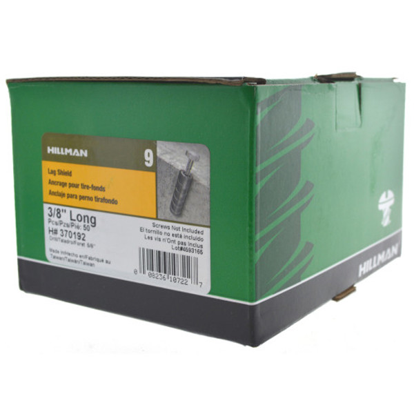 Hillman Group 370192 Long 3 In Lag Shield