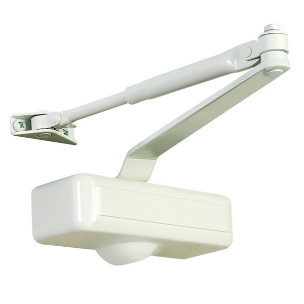 Tell Manufacturing DC100082 Door Closer Residential Stainless Steel Ivory