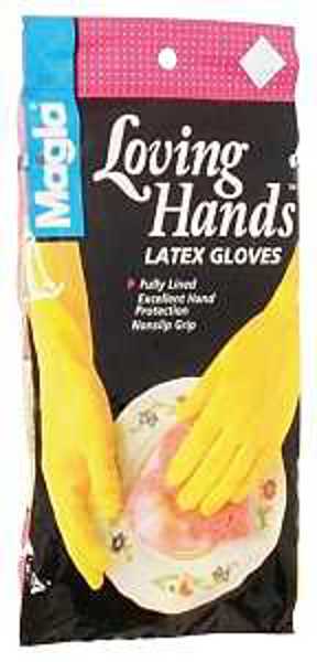 Spontex Inc 69981 Protector Gloves Small Yellow Latex
