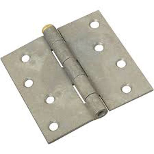 National Hardware N235-457 4 Inch Removable Pin Door Hinge Galvanized 70 Lb Capacity