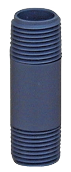 Genova Products P-12-6 Nipple PVC Gray 1/2 In x 6 In Schedule 80