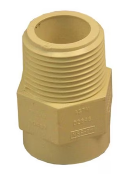 NIBCO INC T00070D Pipe Adapter 3/4 In MIP X Slip CPVC Schedule 40