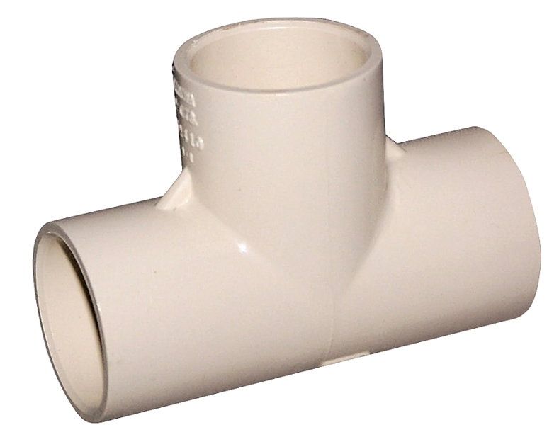 Genova Products T00202C Schedule 40 CPVC Pipe Tee 1 In Slip
