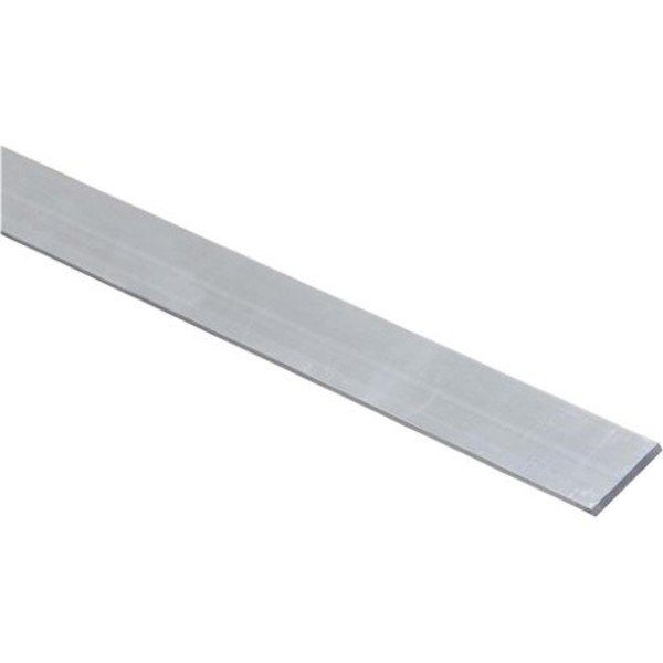 National Hardware N247-072 Aluminum Flat Bar 1 In x 1/8 In x 72 In Mill Finish