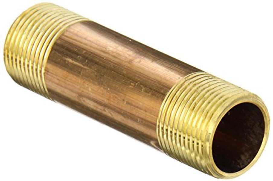 B&K Faucets 463-050 Brass Nipple 1/2 In X 5 In Brass