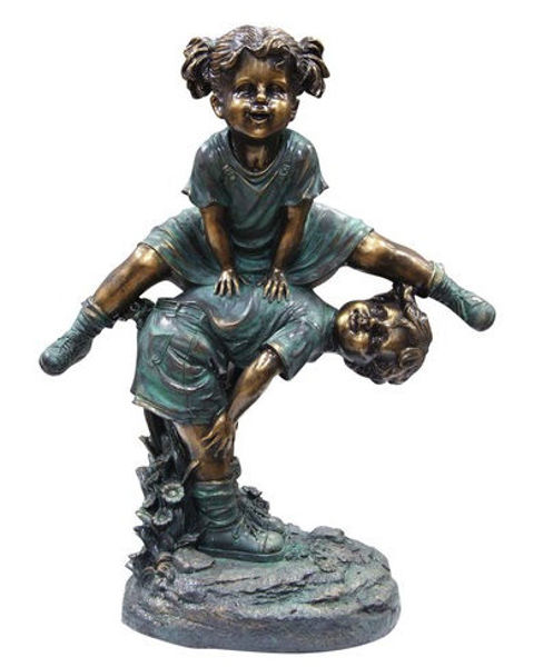 Alpine Corporation GXT260 Girl Jumping Over Boy Statue