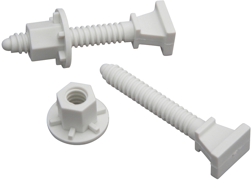 Plumb Pak PP23519 Toilet Bolts Open End Cap Nut 2-3/8 In