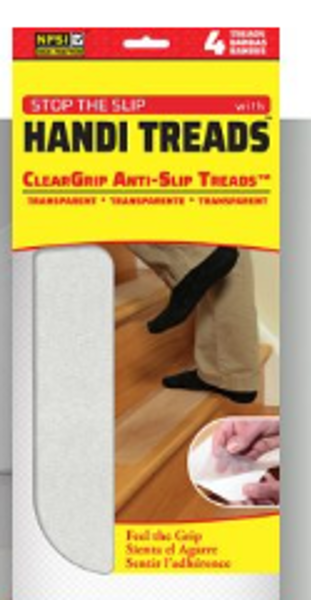 Handi Products HTTC0624CP4 Non Slip Adhesive Tread 6X24 In Clear