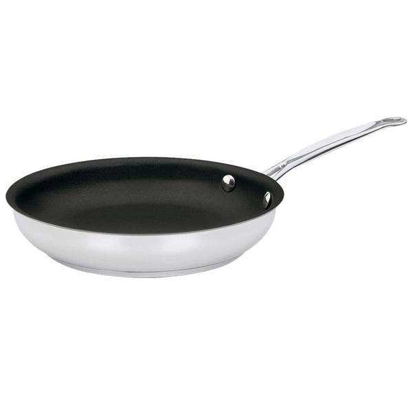 Cuisinart/Waring 722-30HNS Open Skillet 12 In Nonstick Stainless Steel