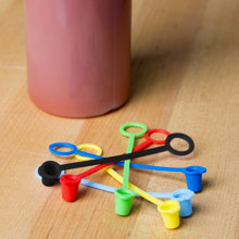C100TA Assorted Squeeze Bottles with Tethered Caps