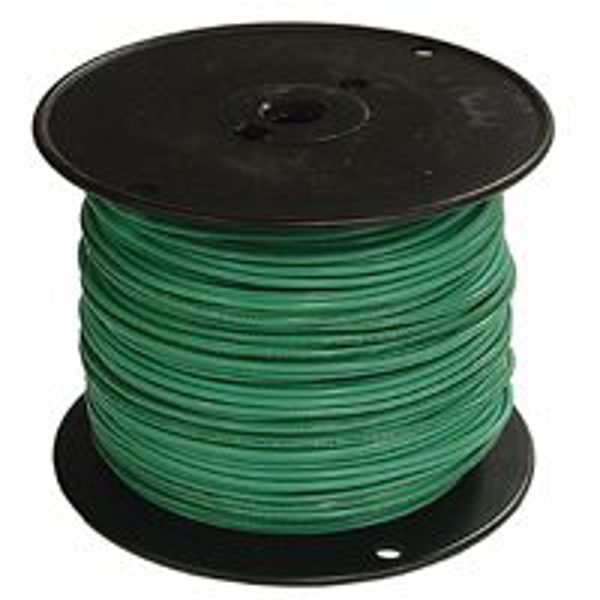 Southwire Company EW1219GRN-FT 1-Conductor Wire 500 Ft Green Thermoplastic Insulation 19 Strand 600V