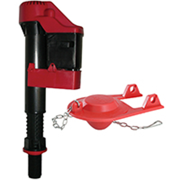 Korky 818Z Fill Valve and Flapper Anti-Siphon for Toilet Tanks