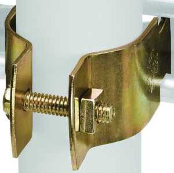 Thomas & Betts Z70311/4-10 Universal Pipe Clamp 1-1/4 In Gold Galvanized