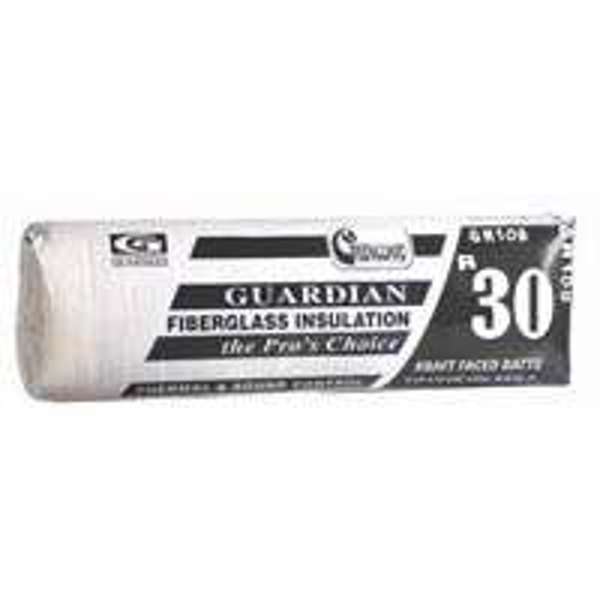OCE56 Guardian Building Products RI30 88 Insulation Batt 24X48 In 88 Sq Ft Fiberglass Pro Cut with Sound Barrier