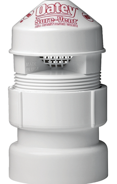 Oatey 39016 PVC Adapter Air Admittance 1-1/2 X 2 Inch