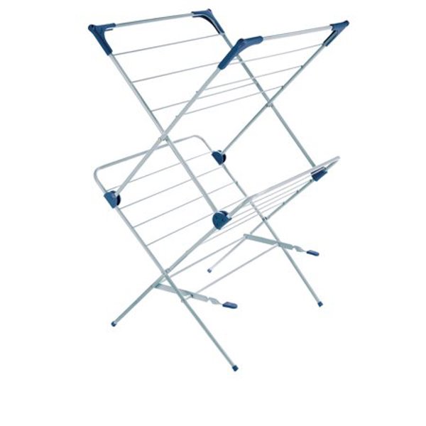 POLDER DRY4063 Clothes Dryer Rack 2 Tier Free Standing Mesh
