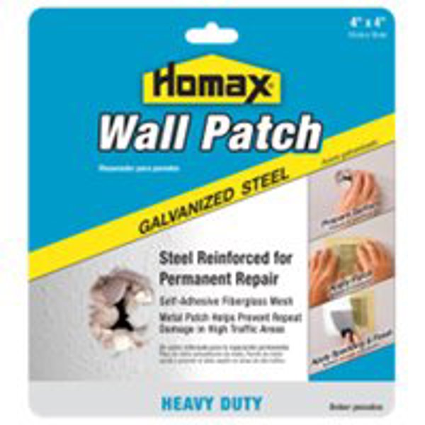 Homax 5504 Wall Patch 4x4 Steel Reinforced Permanent Repair