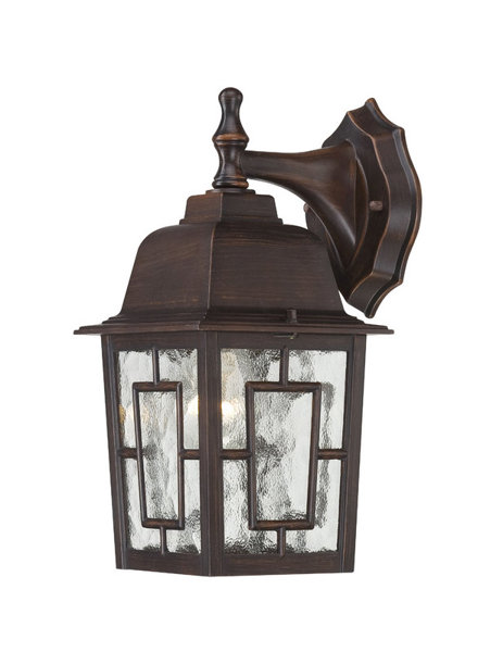 Satco 60-4922 Incandescent Light Fixture 1 Light Medium Base Bronze Rustic