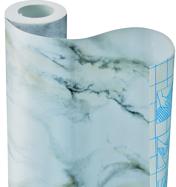 Kittrich Corp 09F-C9533-12 Shelf Liner 18 In X 9 Ft Self-Adhesive Marble White