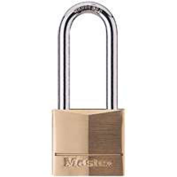Master Lock 140DLH Padlock Solid Brass 1-9/16 In