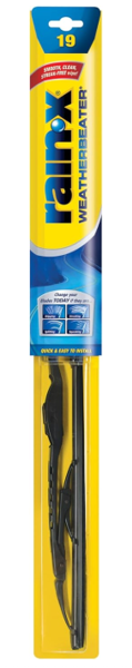 RAIN-X RX30219 Wiper Blade 19 In Spine Blade Rubber Stainless Steel