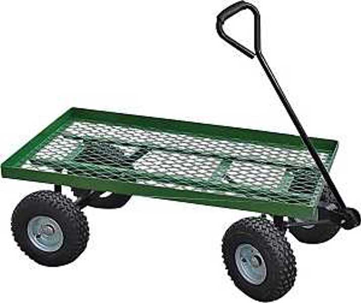 Landscapers Select YTL22114 Flat Bed Garden Cart Mesh Body 38 In x 20 In