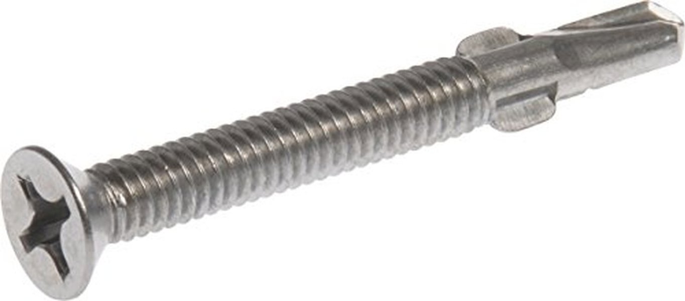 Hillman Group 822654 Self Drilling Screw 12-24 X 2-1/2 Sheet Metal Screw
