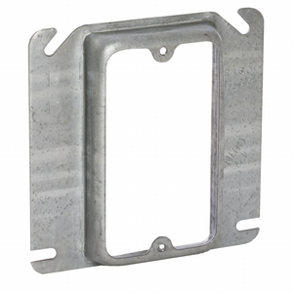 RACO 8768 Square Box Cover 4 In 5/8 In 1 Gang Steel Gray