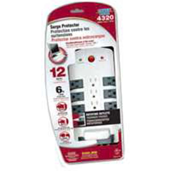 POWERZONE OR504142 Surge Protector 120 Outlets 4200 Joules Black