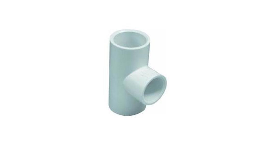 Genova Products 31406 Tee PVC 3/4X3/4X1 Reducing Schedule 40 Red