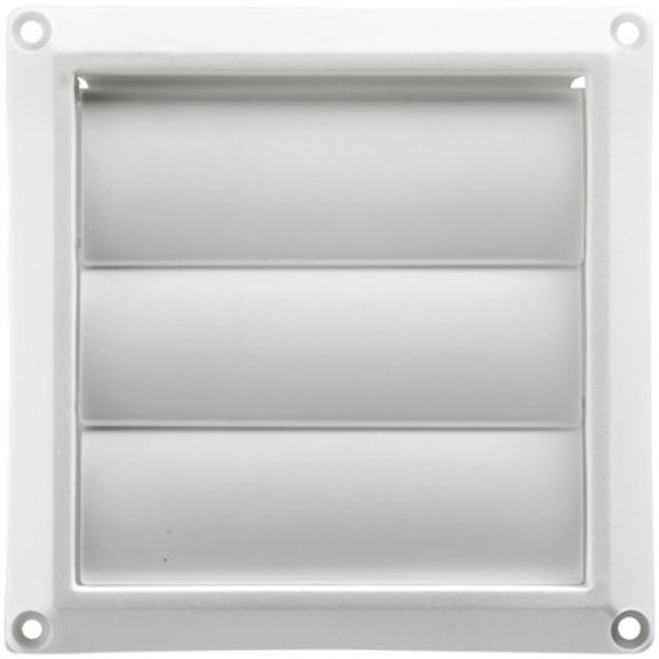 Lambro Industries 1475W Vent Louver 3 Inch Plastic White 1475 Watts