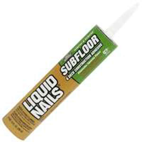 Liquid Nails LN602 Construction Adhesive 10 Oz Cartridge Light Tan Deck and Subfloor