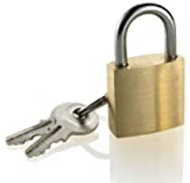 Conair TS2A01X Small Brass Padlock 2 Pack