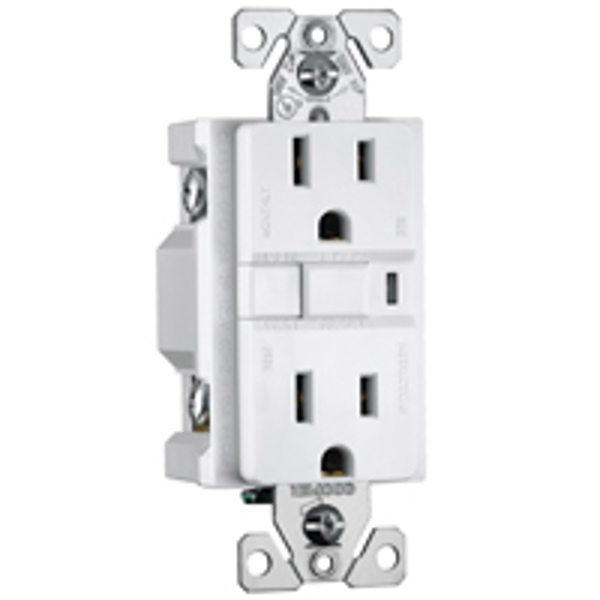 EATON-COOPER WIRING VGF15W Duplex GFCI Receptacle 15A White
