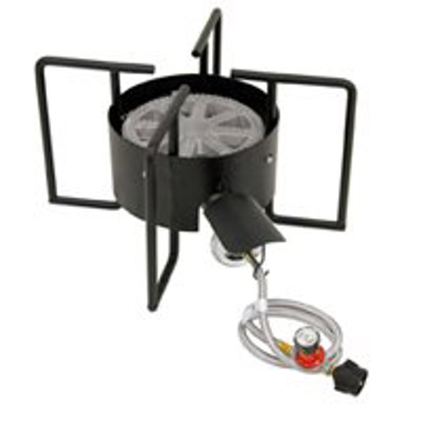Barbour Int'l KAB6 Gas Food Cooker Steel with Hose Guard LPG Steel Frame Bayou Classic