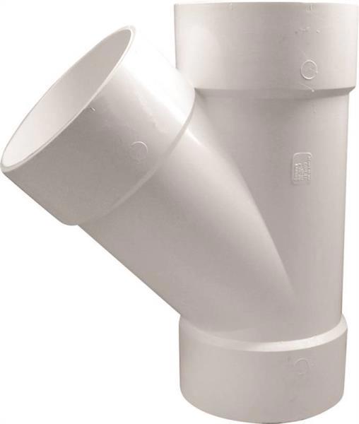 IPEX USA LLC-CANPLAS 71060 Schedule 40 PVC DWV Hub Wye 6 In Solvent Weld