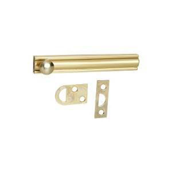 National Hardware N197-988 Door Surface Bolt 1 Pack Brass