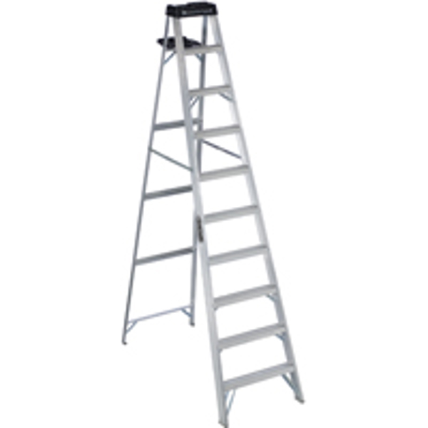 Louisville Ladder AS3010 Step Ladder 10 Ft Aluminum 300 Lbs Capacity