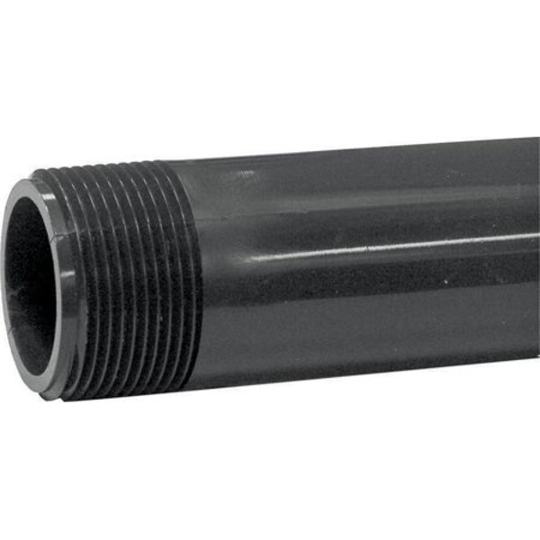 Genova Products P-114-6 Gray Schedule 80 Pipe Nipple 1-1/4 In 6 In Length