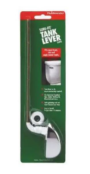 Fluidmaster INC 684 Euro Style Toilet Flush Lever Chrome Finish