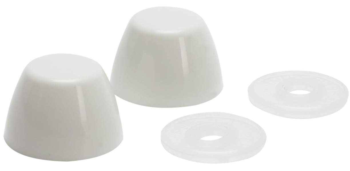 Fluidmaster Inc 7115 Toilet Bowl Bolt Cap White Plastic