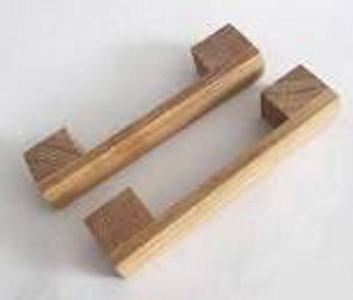 Strybuc Industries 2300C Wooden Knob Set of 2 Natural Wood