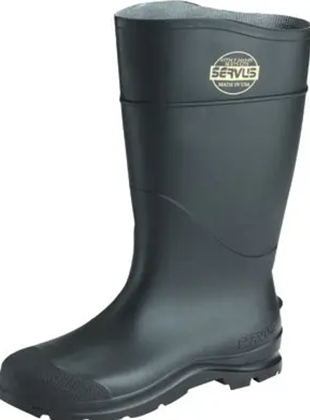 Norcross Safety 18822-8 High Knee Boot Size 8 Black PVC