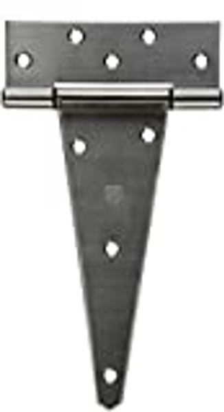 National Hardware S808-642	CD908 Heavy Duty T-Hinge 10 In 8 Hole Stainless Steel