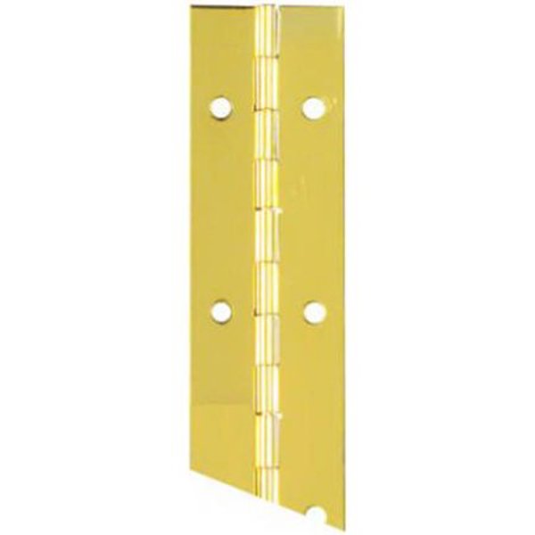 National Hardware N148-155 Hinge 1 1/2X30 Brass Plated Steel