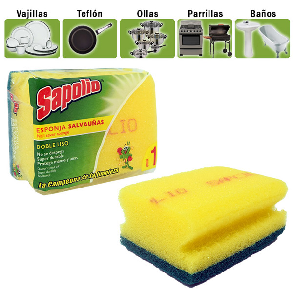 Sapolio 005517 Multi Surface Sponge Scrub